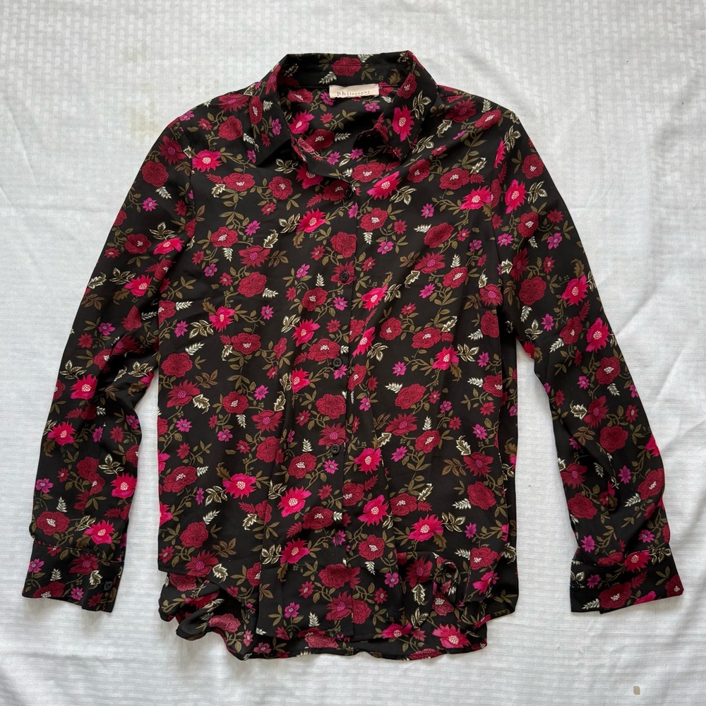 Floral Button-Up Shirt